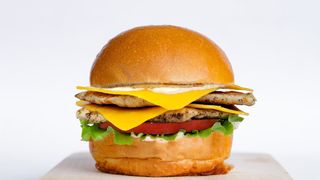 ქათმის ბურგერი 