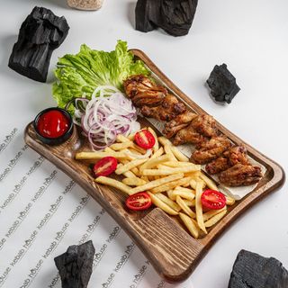 Крылышки на углях