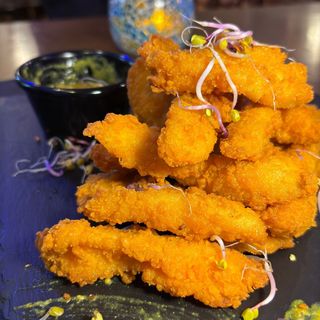 Finger De Pollo Crujientes En Panko Japonés