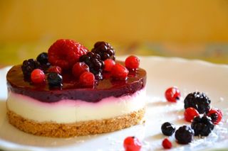Cheesecake con frutti di bosco