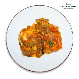 Bacalao a la vizcaína - 250 gr - Comida casera fría