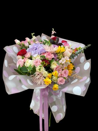 Buchet mix flori "Colorful life"
