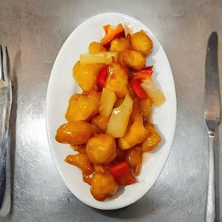 48 Pollo in salsa agrodolce