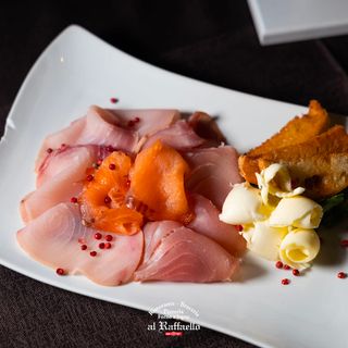 Carpaccio affumicato di mare