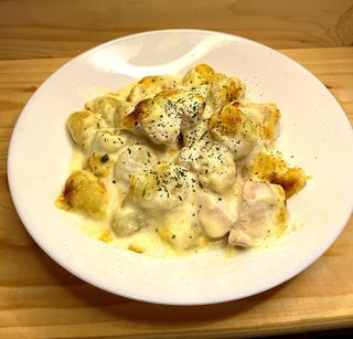 Piletina i njoke u 4 vrste sira