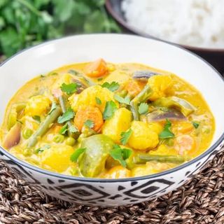 Curry con verduras 