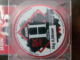 Jaxon Hegemon Premium fir textil pt legat cârlige împletit în 8 fire 0.08mm