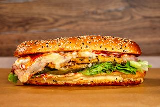 Sandwich cu șnițel