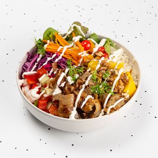 Chicken Kebab Over Rice