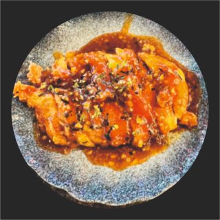 110 pollo en salsa de ajo