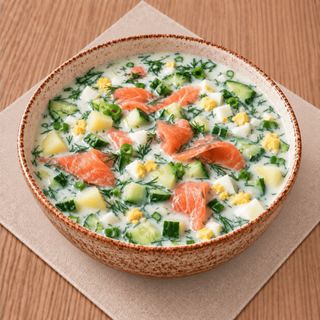 Окрошка з сьомгою (400г)