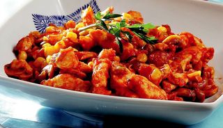 Курица с грибами (180 гр.)