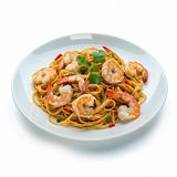 26. Pasta Frita con Gambas