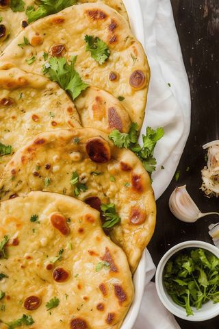 Garlic naan