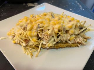 Patacón o maduro con todo