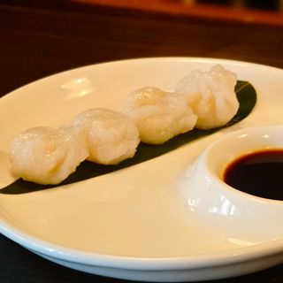 Ravioli di gamberi al vapore