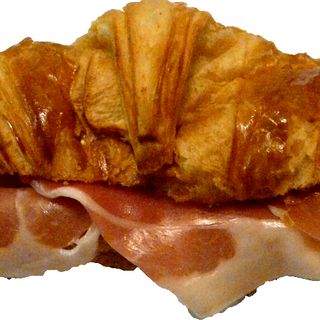 Croisant mantega amb pernil Duroc