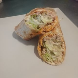 Wrap tortilla francesa con atun