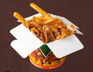 Kebab Box samo mięso Duży