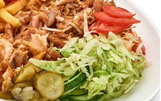 Piatto kebab carne