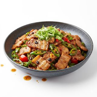 Carne saltata in stile Sichuan 川香回锅肉
