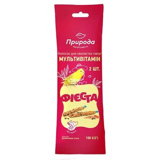 Колосок Природа Фієста для хвилястих папуг  100г 