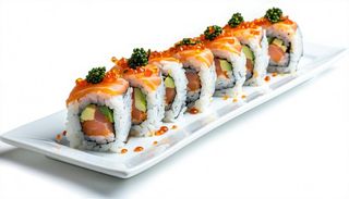 188.-Ura spicy salmone 8 pezzi