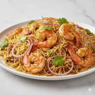 Biryani di gamberi