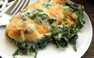 Planche Escalope Gratinée aux Epinards