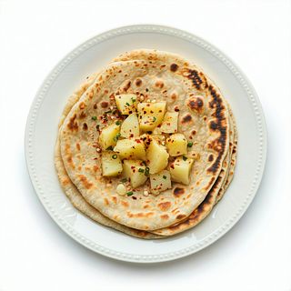 113. Paratha Con Papas
