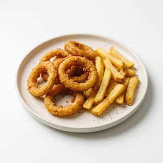 Aros De Cebolla Con Patatas