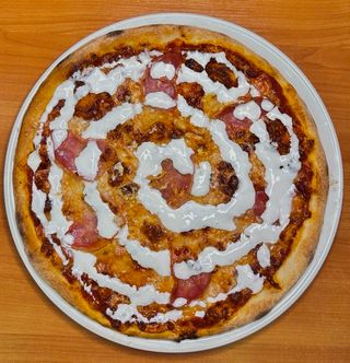 Піца Вершки і запечена шинка (30 см)