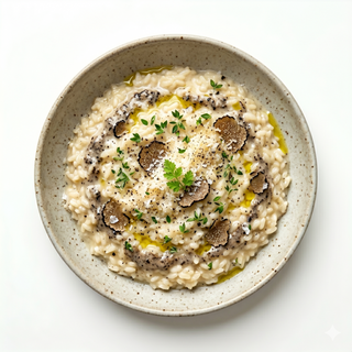 Risotto Con Crema Di Tartufo