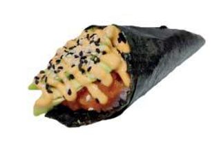 75. Spicy salmone temaki
