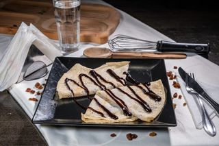 Clătite cu ciocolată