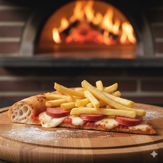 Patate e wurstel al trancio