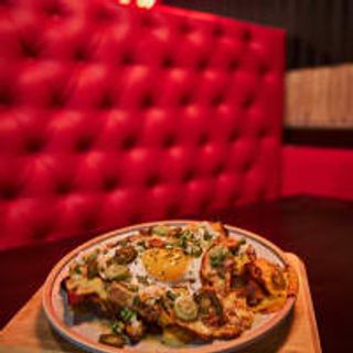 Nachos con boloñesa Mexicana