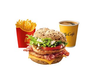 McZestaw Wieloziarnista Podwójna Kajzerka Wieprzowa DeLuxe