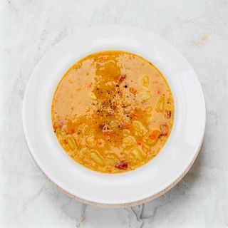 Zupa z pulpetami wieprzowymi + bambus