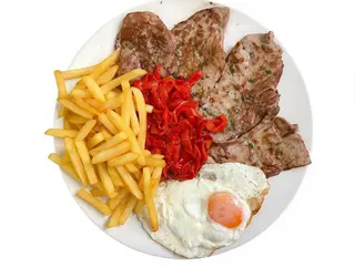 Lomo con pimientos