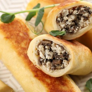 Млинці з куркою та грибами 3 шт