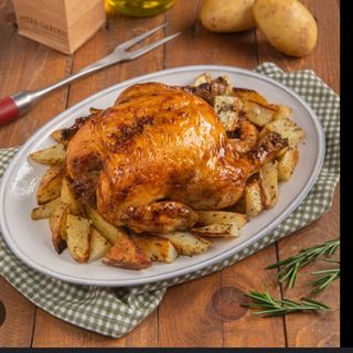 Mezzo pollo arrosto
