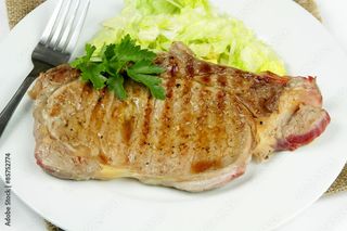 Faux-Filet De Bœuf, Sauce Echalotte, Frite