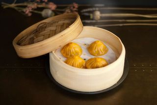 #D3 Xiaolongbao de cerdo con carne de buey de mar (4pzs)