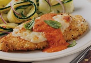 Poulet Pané Gratiné