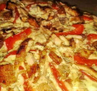 Pizza De Salsa De Champiñones