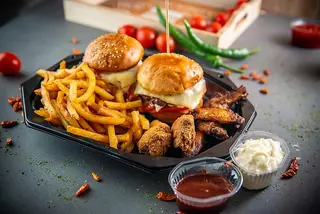 Combo mix mini burgeri