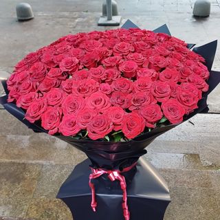 Bouquet Geant Rouge 100