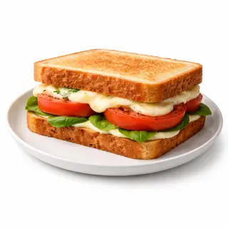 Sándwich De Queso Y Tomate