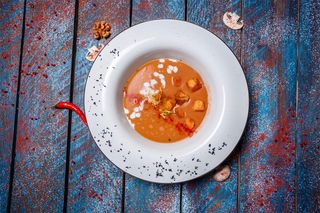 Крем-суп из чечевицы 